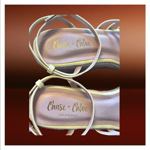 Chase & Chloe Cordelia Platform Wedge Espadrille Heels in Yellow - Sz. 10 - NWB! - Picture 3 of 10